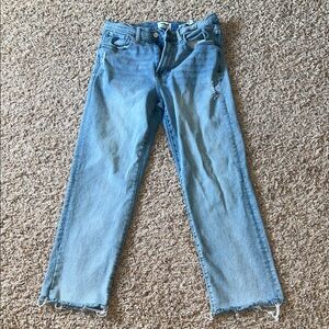 Kensie Light Blue Straight Leg Jeans